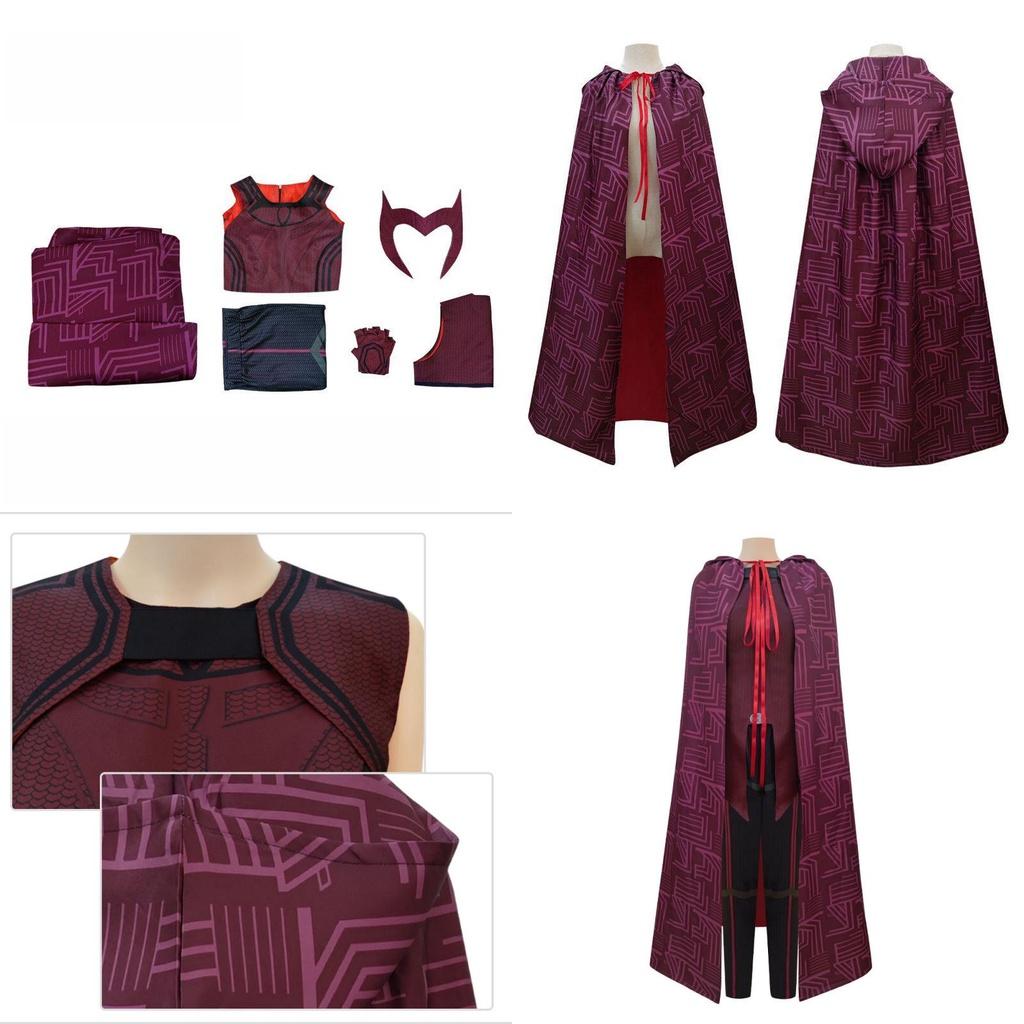 Be The Center Of Attention At Your Next Role-playing Party With This Scarlet Witch Cosplay Outfit