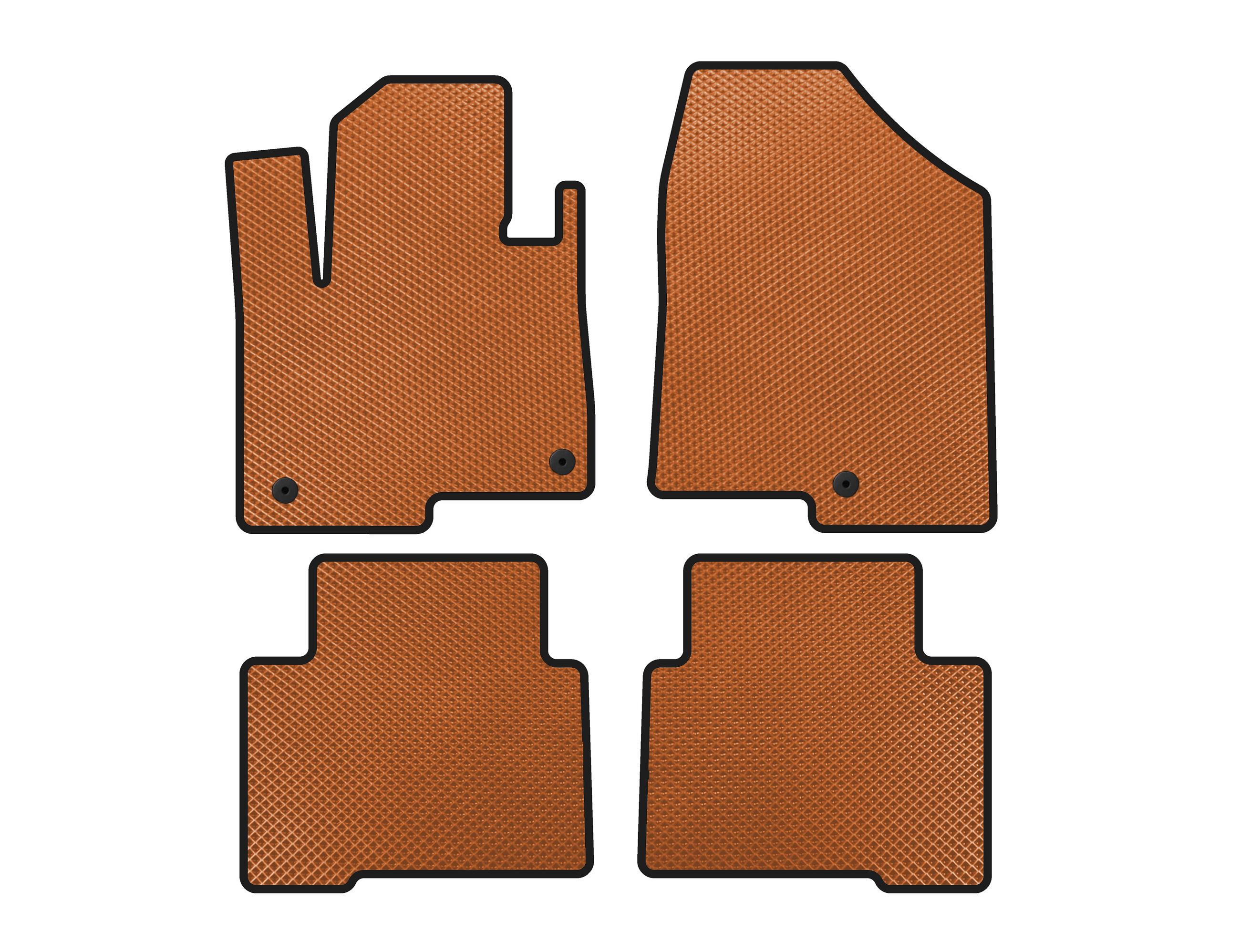

EVA mats (2 rows, for Grand, Orange) for Hyundai Santa Fe 4 2018-2023