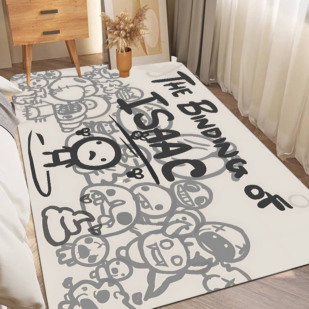T-The Binding Of Isaac Floor Mat Kids Room Bedroom Decoration Balcony Anti-Slip Doormat Living Room Welcome Rug