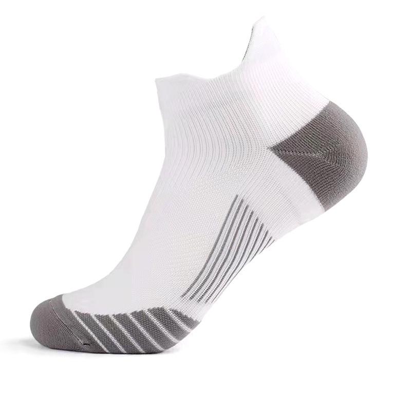 Unisex Summer Compression Running Socks - Breathable, Sweat-Absorbent, Short Socks for Marathon