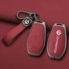 Zinc Alloy Leather Car Remote Key Case Cover For Leapmotor C16 C11 C10 C01 T03 S01 Type Protector Shell Keychain Accessories