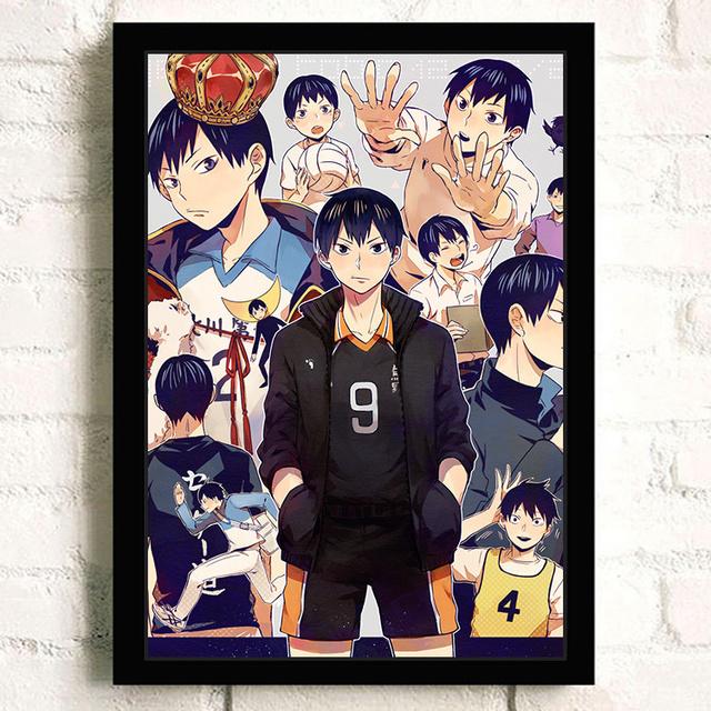 Japanese Sports Cartoon Anime Haikyuu Canvas Painting Posters and Prints Abstract Decorative Home Decor Cuadros