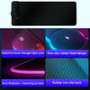 RGB Gaming Wireless Charging Computer Mouse Pad Colorful Luminous Rubber Mouse Pad for PC Laptop Keyboard Table Mat