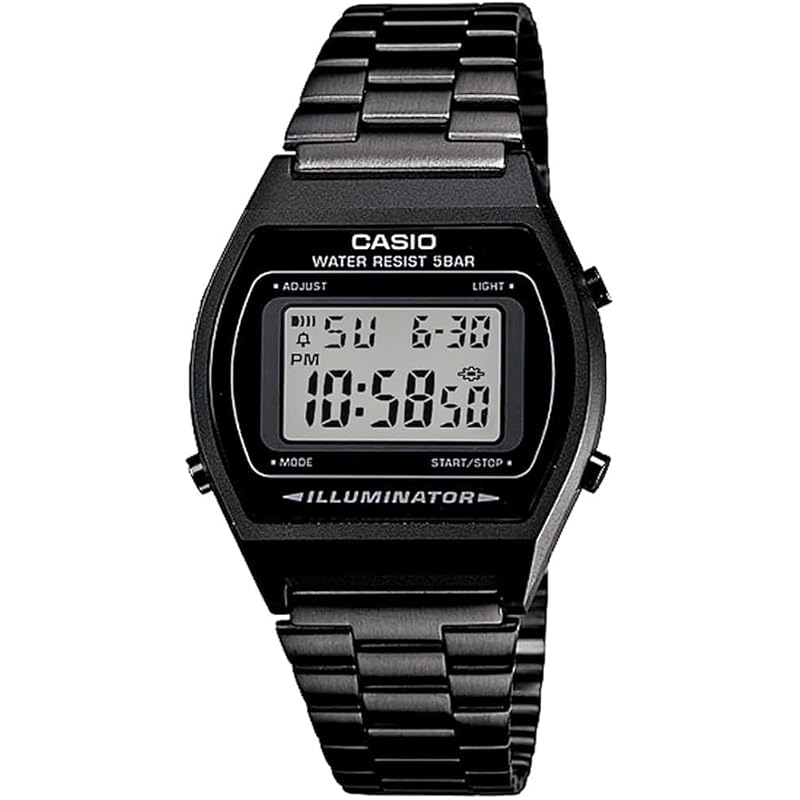 

[Casio] CASIO digital watch vintage series B640WB-1A unisex black overseas model [product]