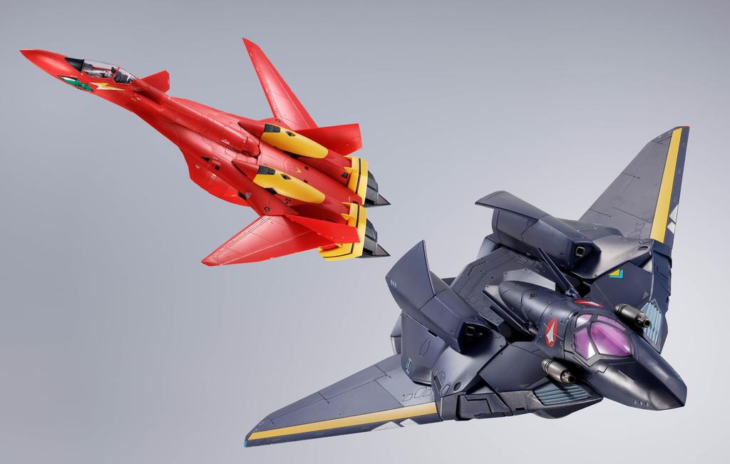 Tamashii Nations DX Chogokin Macross 7 VF-17S Nightmare Stealth Valkyrie Gumlin Kizaki Machine 250mm ABS Metal PVC Movable Figure