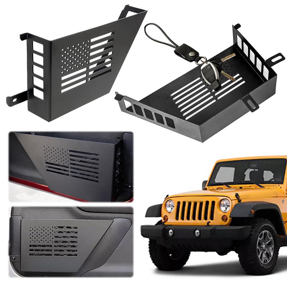 

2Pcs Door Side Insert Organizer Rust Proof Door Storage Pockets Auto Organizer Bracket Car Interior Modification Accessories United States
