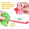 Frog Shape Dinosaur Sticking Tongue Squeeze Toy Dinosaur Slow Rebound Toy  Children Toys