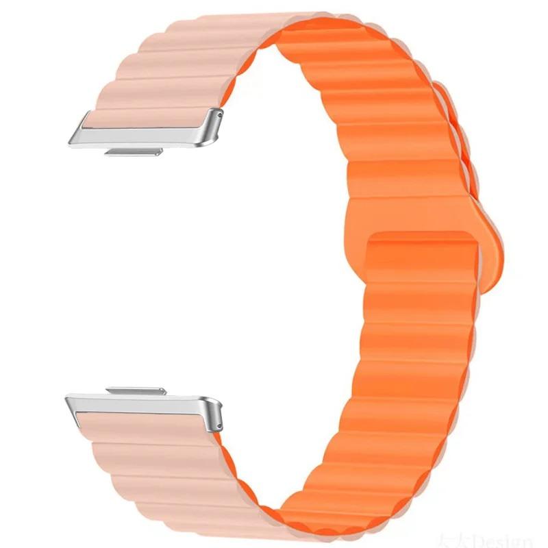 Silicone Sport Watchband For Huawei Watch Fit 4 Fit 4Pro Fit 3 Magnetic Loop Bracelet For Huawei Watch Fit3 Smartwatch Wristband