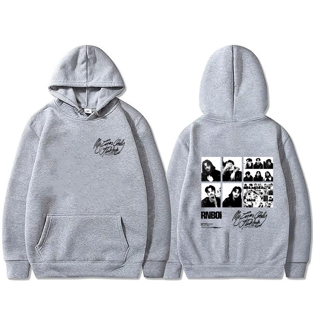 Rapper RnBoi My Eyes Only Flashback Album Hoodie Men Women Hip Hop Fashion Music Pullover Hoodies Tracksuit