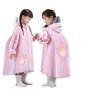 Children's Raincoat for Kindergarten & Primary School Students - Space 2025 Design with Backpack Compatibility
