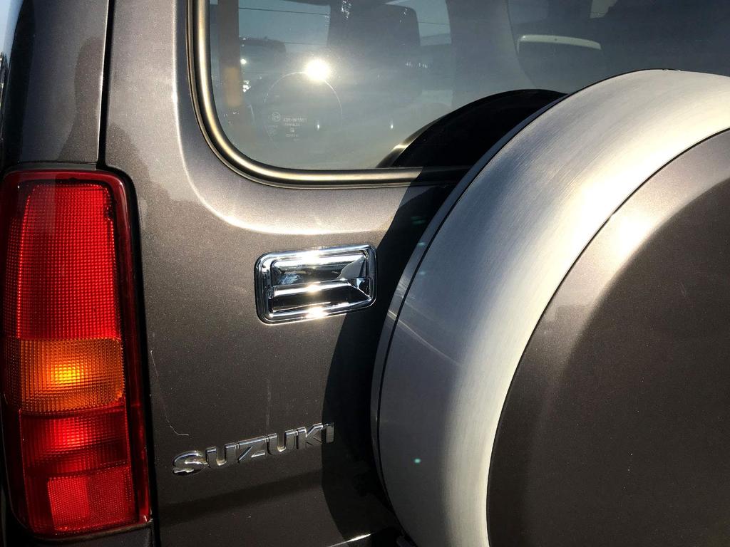 BRIGHTZ Jimny L JB23W Chrome Door Handle Covers and Rear Hatch Knob Plate Set [REA-DHC-024] JB23 JB B23 23 Jimny L 30987