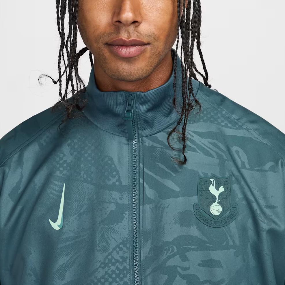 Men's Jacket Nike Swoosh Ottenham Hotspur Strike 3e Tenue Jacket Men's Faded Spruce/Enamel Green