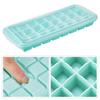 Ice Cube Tray Large Capacity with Cover Silicone 24 Grids Easy Release Ice Cube Trays Kitchen Tool