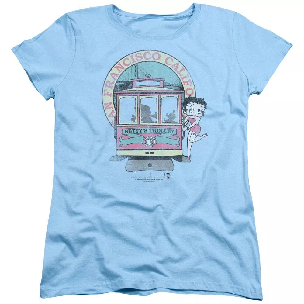 Betty Boop  Betty s Trolley  Women s T-Shirt 3XL