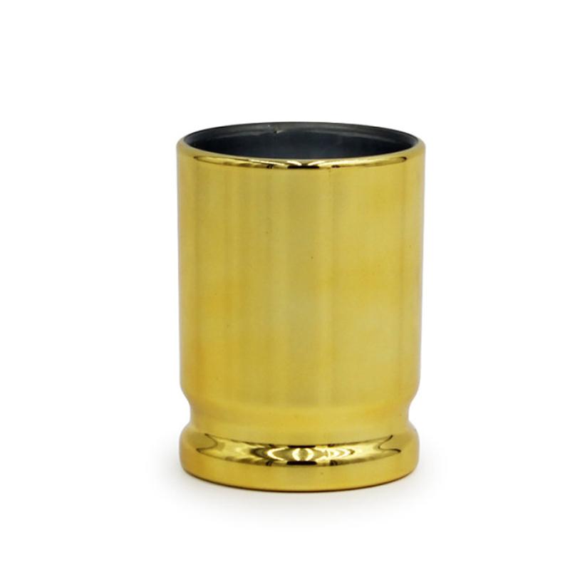 4Pcs Travel Drink Bottle Bullet Caliber Wine Cup Whiskey Wine Glass Shot Glass