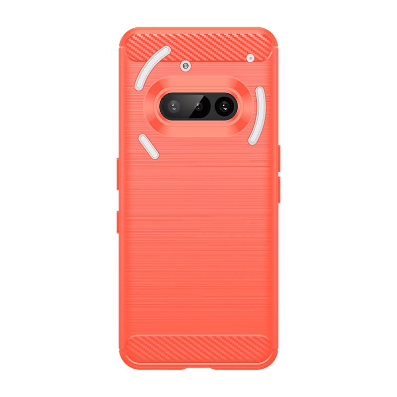 For Nothing Phone 3A Case Cover Nothing Phone 3A Capa Bumper Shockproof Carbon Fiber Soft TPU Cover For Nothing Phone 3A Funda