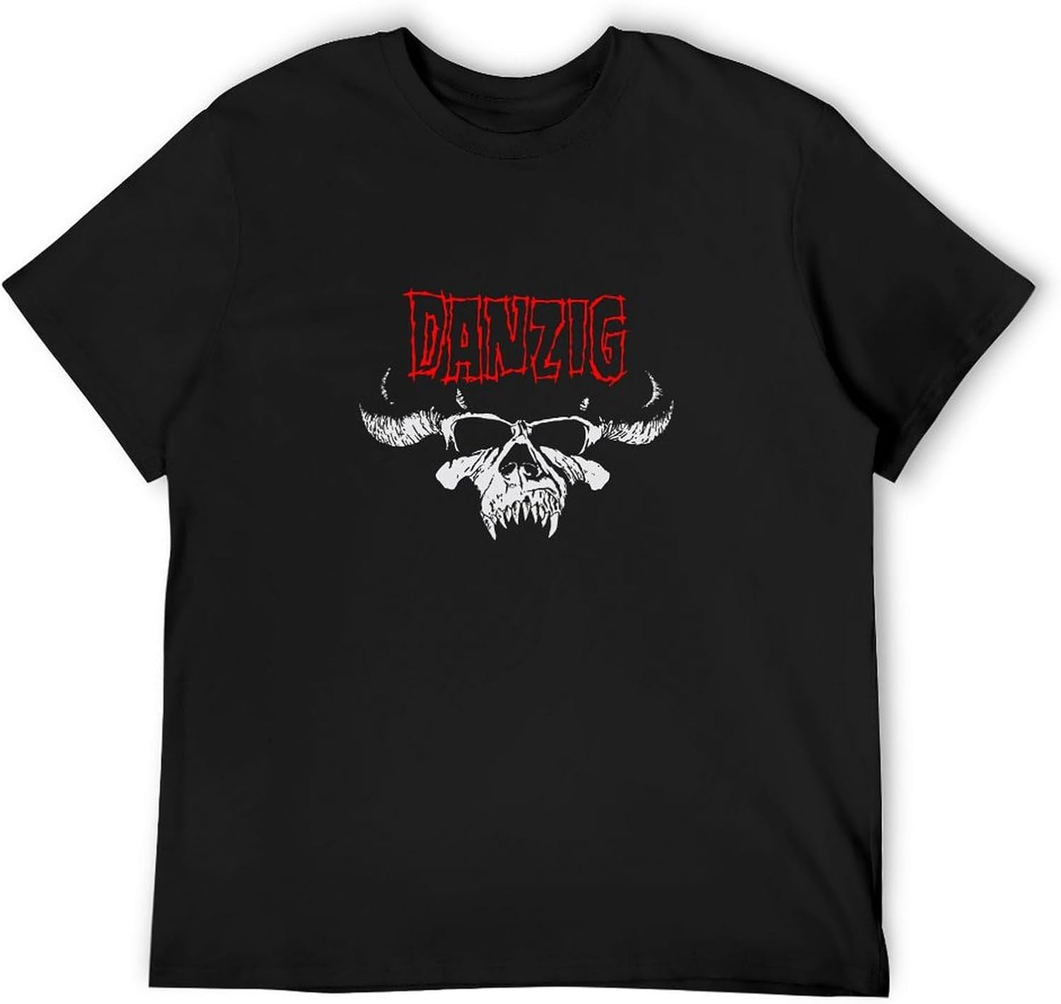 Adult T-Shirts Danzig American Heavy Metal Music Band Glenn Danzig Black XS