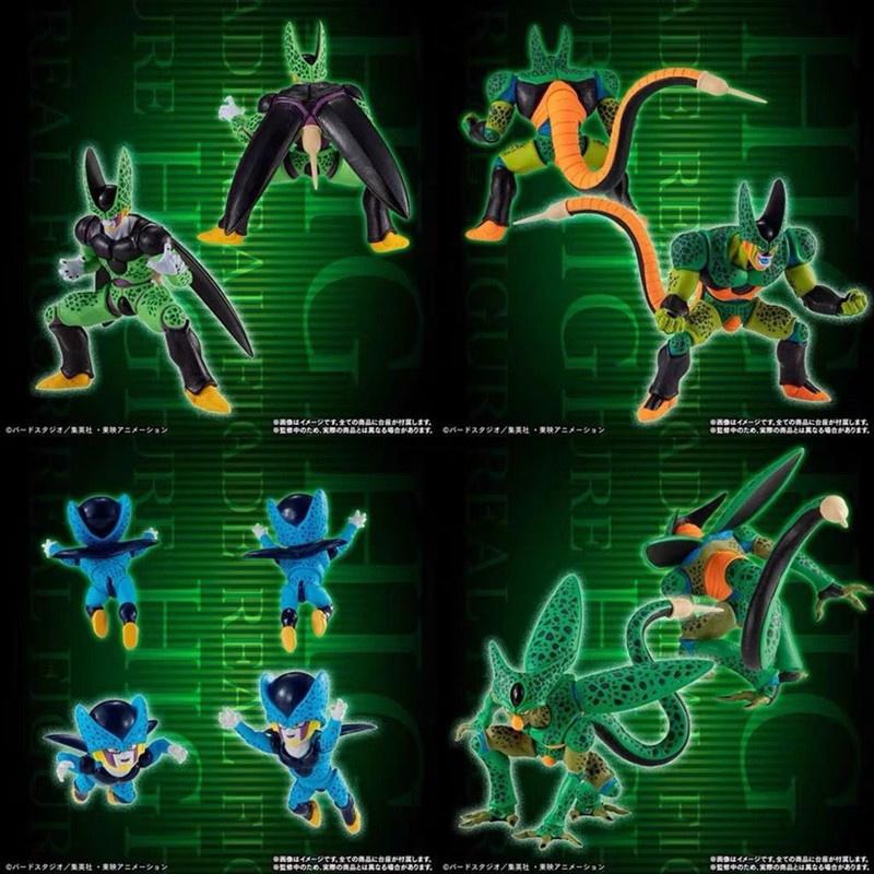 Dragon Ball Z Pvc Figure Collection Of Complete Form Cell 8 Distinctive Designs