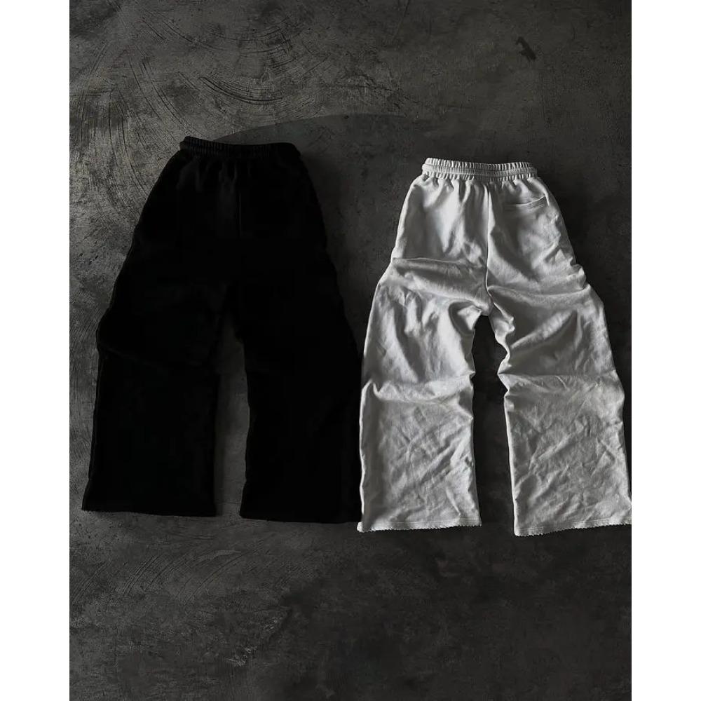 Y2K New Streetwear Sweatpants Men Women Joggers Harajuku Hip Hop Letter Graphic Embroidery Oversized Pants Goth Casual Trousers