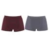 2PCS Men's Panties Men Underwear Boxer Shorts Summer Ice Silk Mesh Breathable High Quality Hole Shorts Male Sexy Underpant
