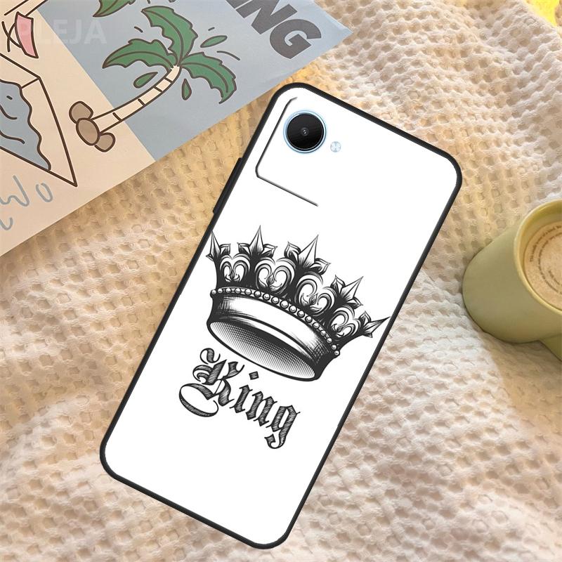King Queen Art Case For Realme GT6 GT7 Pro C67 C65 C63 C61 C55 C53 C51 C35 C71 C75 11 12 13 14 15 Pro Plus