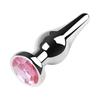 Metal Anal Sex Toys Trainer Jeweled Ass Anus Butt Plugs Anal Plug Butplug Aluminum Alloy Prostate Massage Unisex Sex Toy