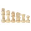 32Pcs Tournament Wood Chessmen with 2.2inch Chess Game Pieces of Missing Pieces