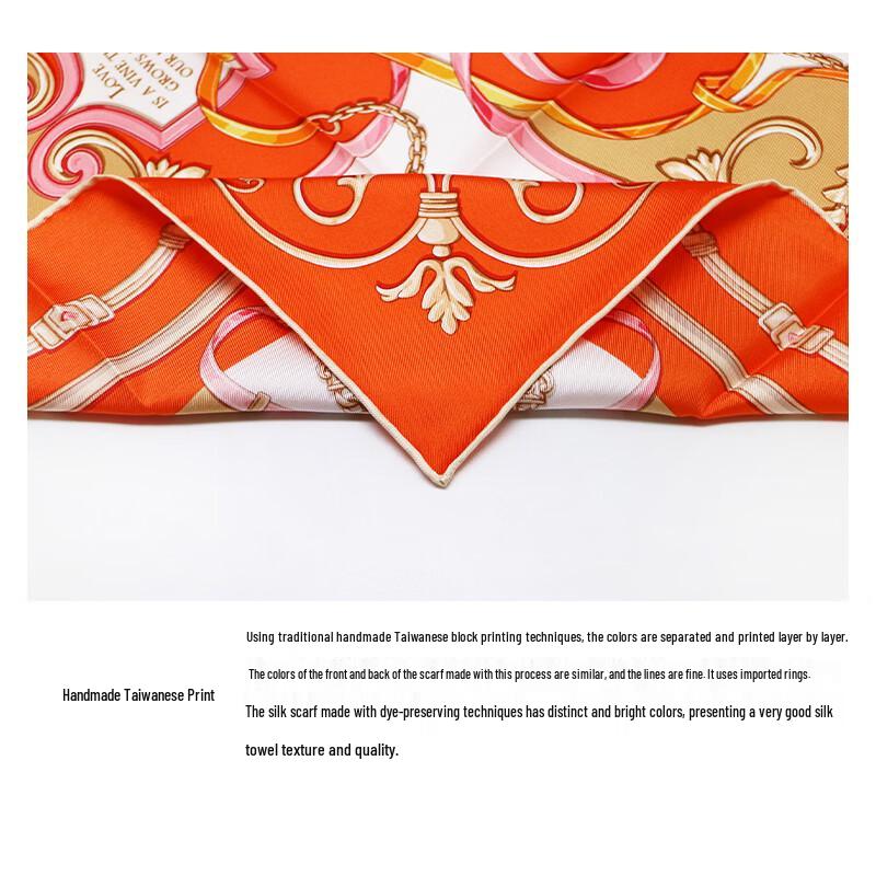 Aurora Women's Handmade Mulberry Silk Square Scarf