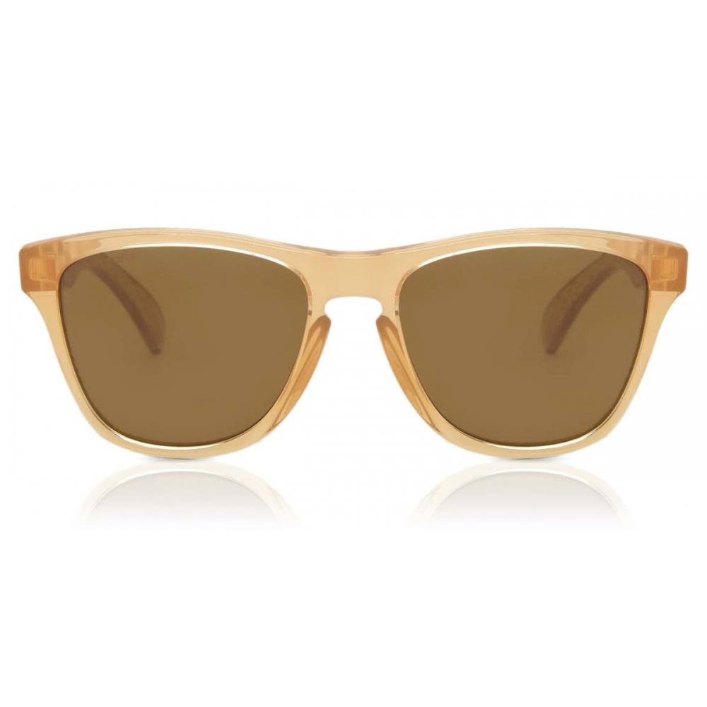

Oakley Oj9009 Frogskins Xxs Kids 900909 Unisex Sunglasses Transp Lt Curry Brn/48