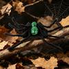 Lightweight Pet Cosplay Costume for Halloween Spider Costume Cat Outfit with Skull Face Black Adjustable Suit Pets Holiday Apparel Cats Dogs