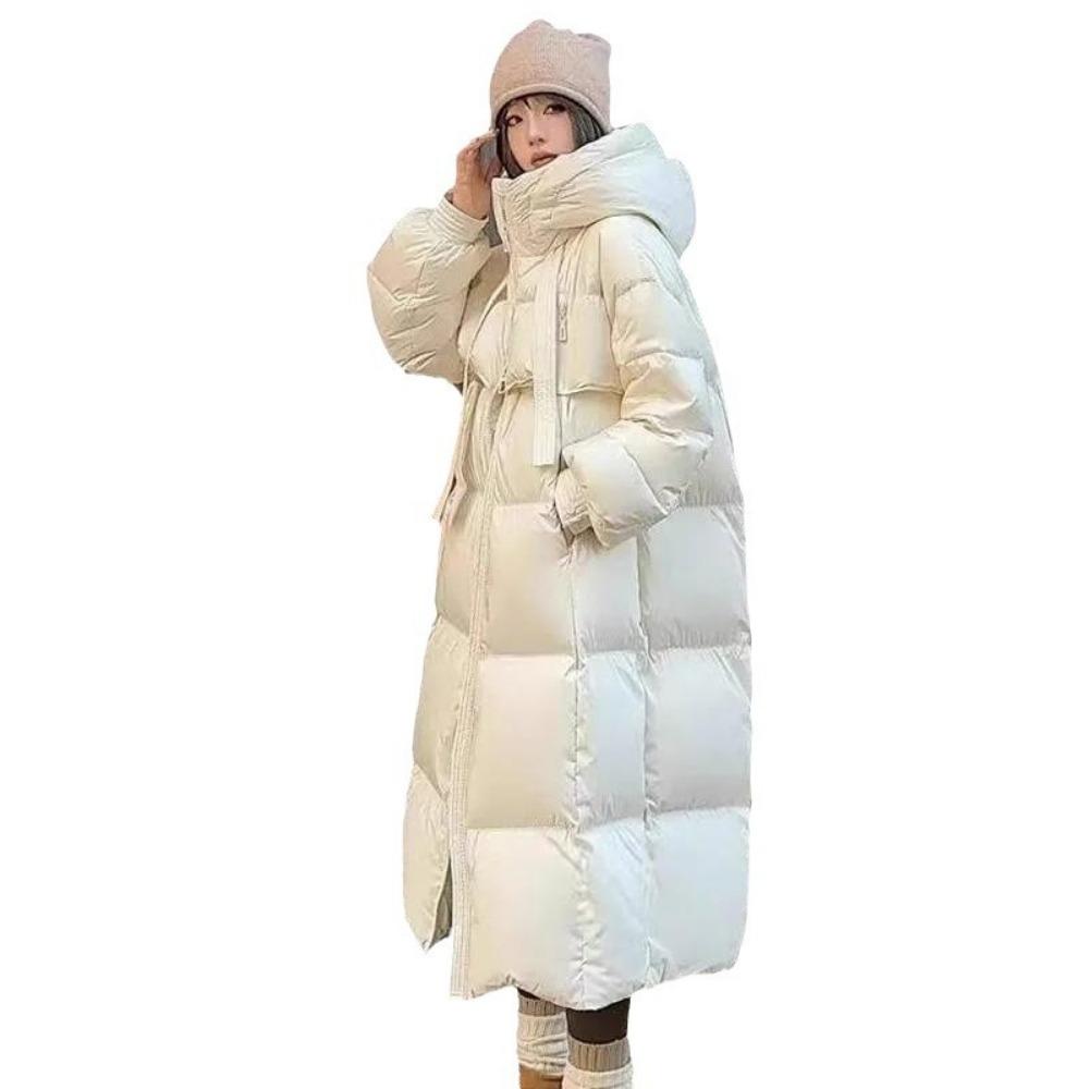 New cotton-padded women's medium and long Korean version large size loose and thickened fashion, cotton-padded long cotton-padded jacket