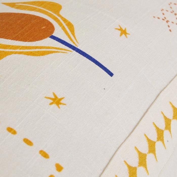 Coussin "Libertad" 30 x 80 cm blanc Atmosphera