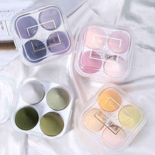 YOUSHA - Set of 4 : Makeup Blender Beauty Sponge 4 Pcs - Green