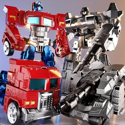 Figure Shape-Changing Toy Super Wasp Optimus Car Column Robot Model King Kong 7 Boy 5