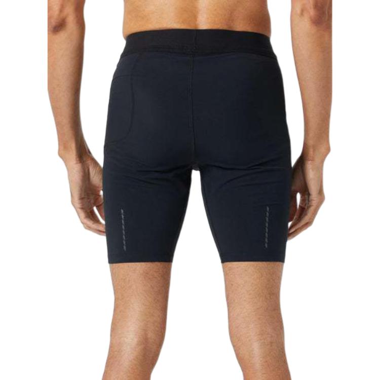 Salomon Solid Color Breathable Three-Quarter Sports Shorts Men shorts Deep-Black LC2189500