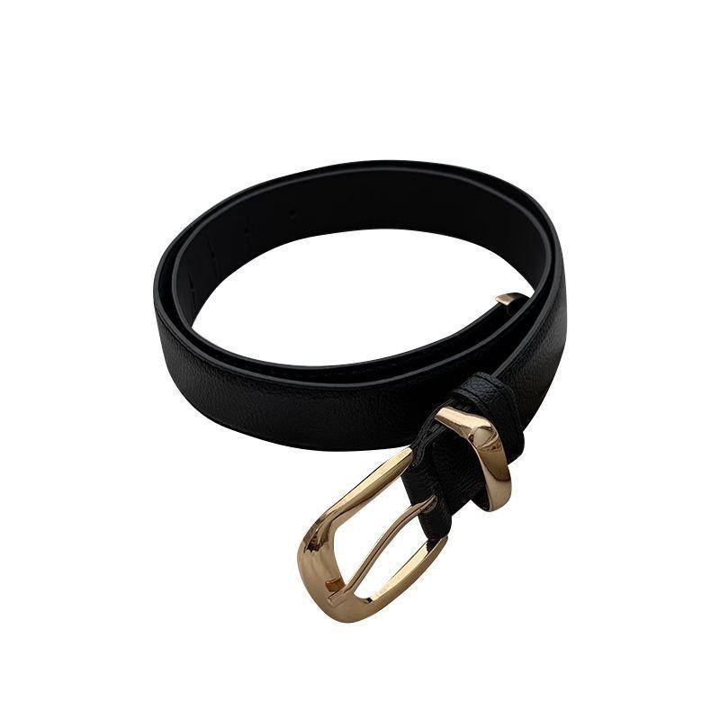 Wide Brown Elegant Metal Buckle Belt For Women In Vintage Fashion Perfect For Autumn 2023