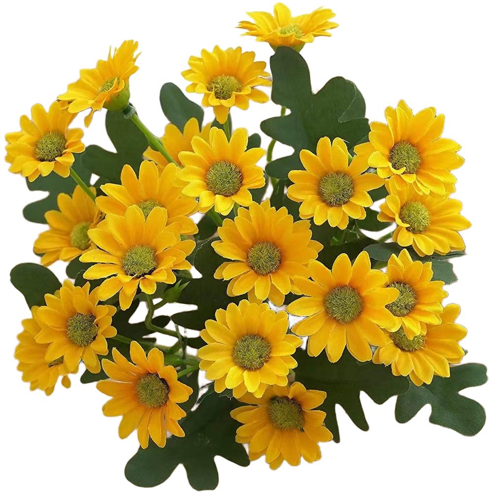 Silk Artificial Chamomile Daisy Flowers for Home Decor Garden Wedding Photography Floral Arrangements and Table Centerpieces