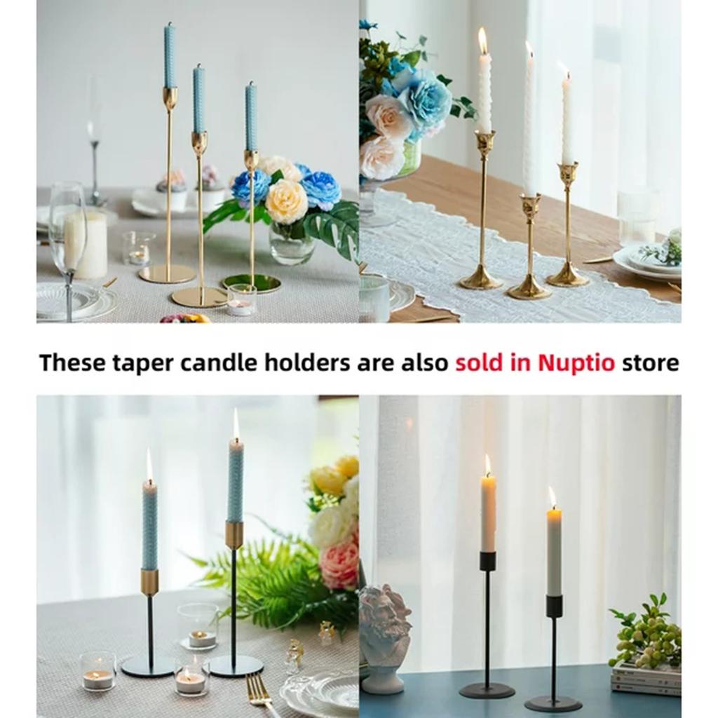 Metal Candle Holder Simple- Alloy Candle Holder Ornaments Brass Candle Holder Wedding Props Creative Candle Holder