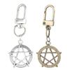 Multifunktionale Tragbare Hohlstern Robuste Legierung Schlüsselanhänger Elegante Designs Schlüsselring als Wohnaccessoire für Trendsetter