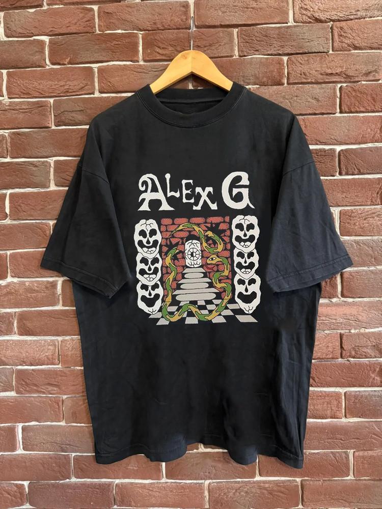 New Rare Alex G Funny Short Sleeve Black S-5XL Shirt LL217 Unisex T-Shirt S