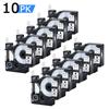 3/5/10PK 12mm D1 Standard Label Tapes Compatible for Dymo A45013 45010 Various Colors Ribbon Label For DYMO LabelManager 100 450