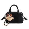 Borsa Boston alla Moda da Mano per il Pendolarismo, Borsa a Tracolla per il Lavoro, Semplice Borsa Piccola da Mano per l'Ufficio