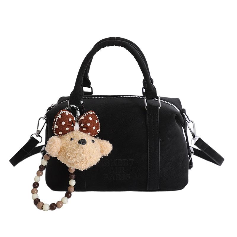 Borsa Boston alla Moda da Mano per il Pendolarismo, Borsa a Tracolla per il Lavoro, Semplice Borsa Piccola da Mano per l'Ufficio