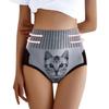 1PC Moda Gatto Stampa Vita Alta Mutandine Contenitive della Pancia Donna Dimagrante Body Shaper Biancheria Intima Slip Senza Soluzione di Continuità Donna Femminile Hip Lifting Mutande