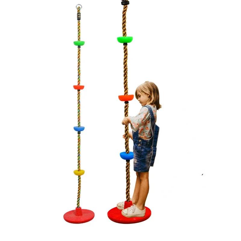 Kids' Climbing Rope Ladder Colorful Climbing Stones Indoor Outdoor Backyard Playground Children's Sensory Integration Training