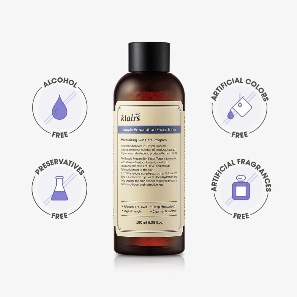Klairs Supple Preparation Facial Toner 6.08 Oz