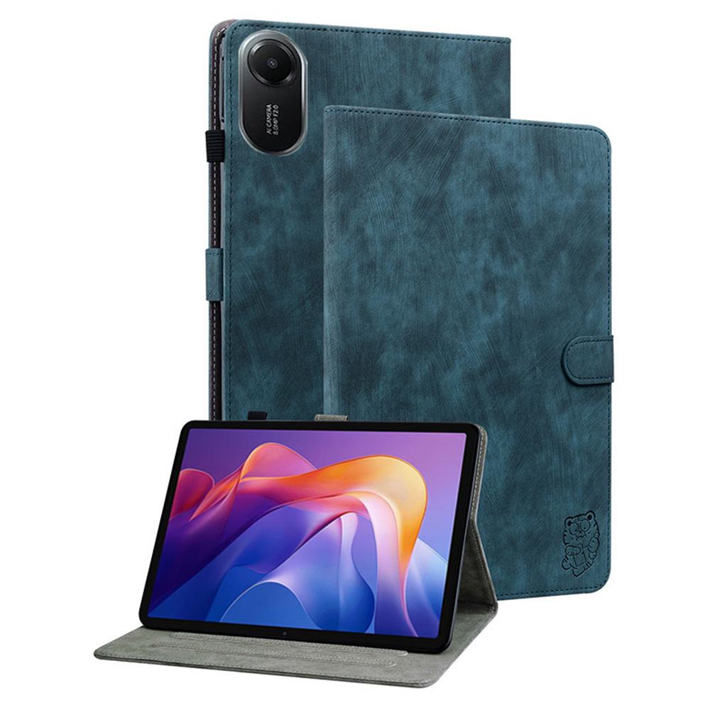 

Для Xiaomi Redmi Pad 2 Чохол з тисненням тигра Захисний чохол для планшета з ПУ шкіри проти подряпин G
