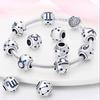 Original Charms Copper Twelve Constellations Charms Beads Fits Womens 3Mm Original Bracelets Necklace Diy Fine Jewelry Gifts
