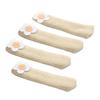 4 Pcs Knitted Chair Leg Covers Elastic Furniture Leg Protectors Non Slip Table Feet Covers Chair Leg Booties for Floor Protection Reduce Friction