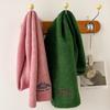 Solid color knitted scarf women's winter wool blended soft waxy scarf men's warm couple style students give gifts